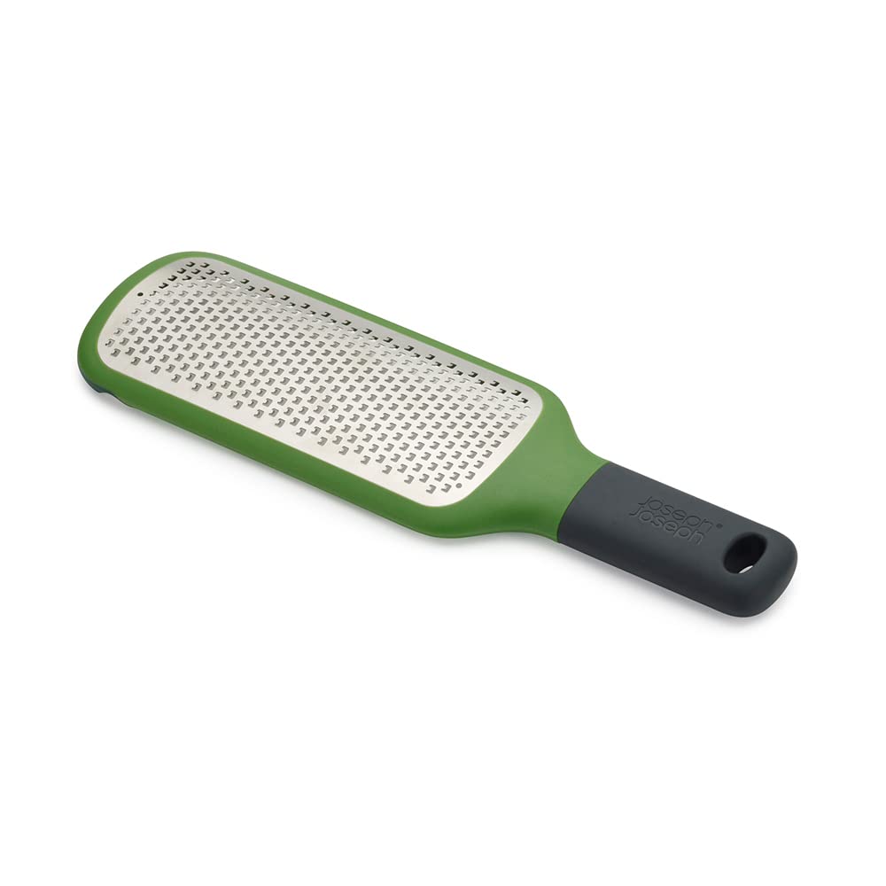 Joseph Joseph Fine Grater & Zester – Easy-Grip Handle with Sharp Stainless Steel Blades & Non-Slip Tip