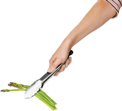 OXO Good Grips 9-Inch Stainless Steel Locking Tongs