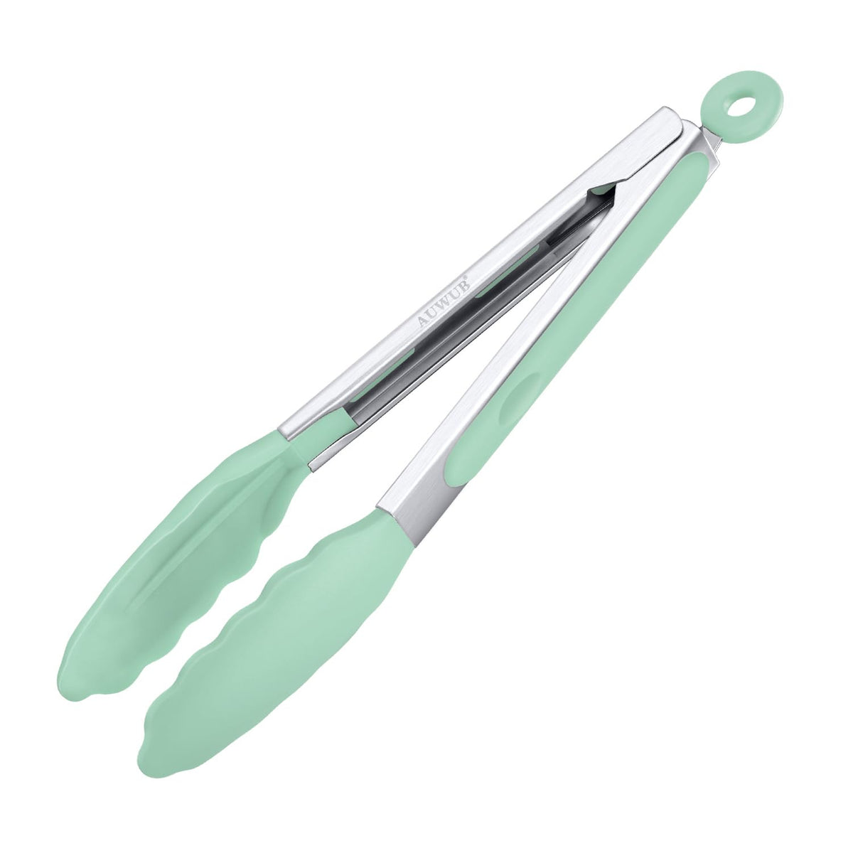 9 Inch Kitchen Tongs,Silicone Non-Slip Cooking Utensil for Grilling