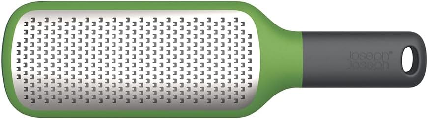 Joseph Joseph Fine Grater & Zester – Easy-Grip Handle with Sharp Stainless Steel Blades & Non-Slip Tip