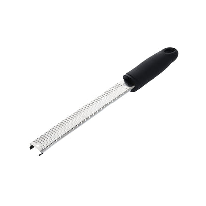 MasterChef Lemon Zester Grater with Handle, Stainless Steel, Non Slip Grip
