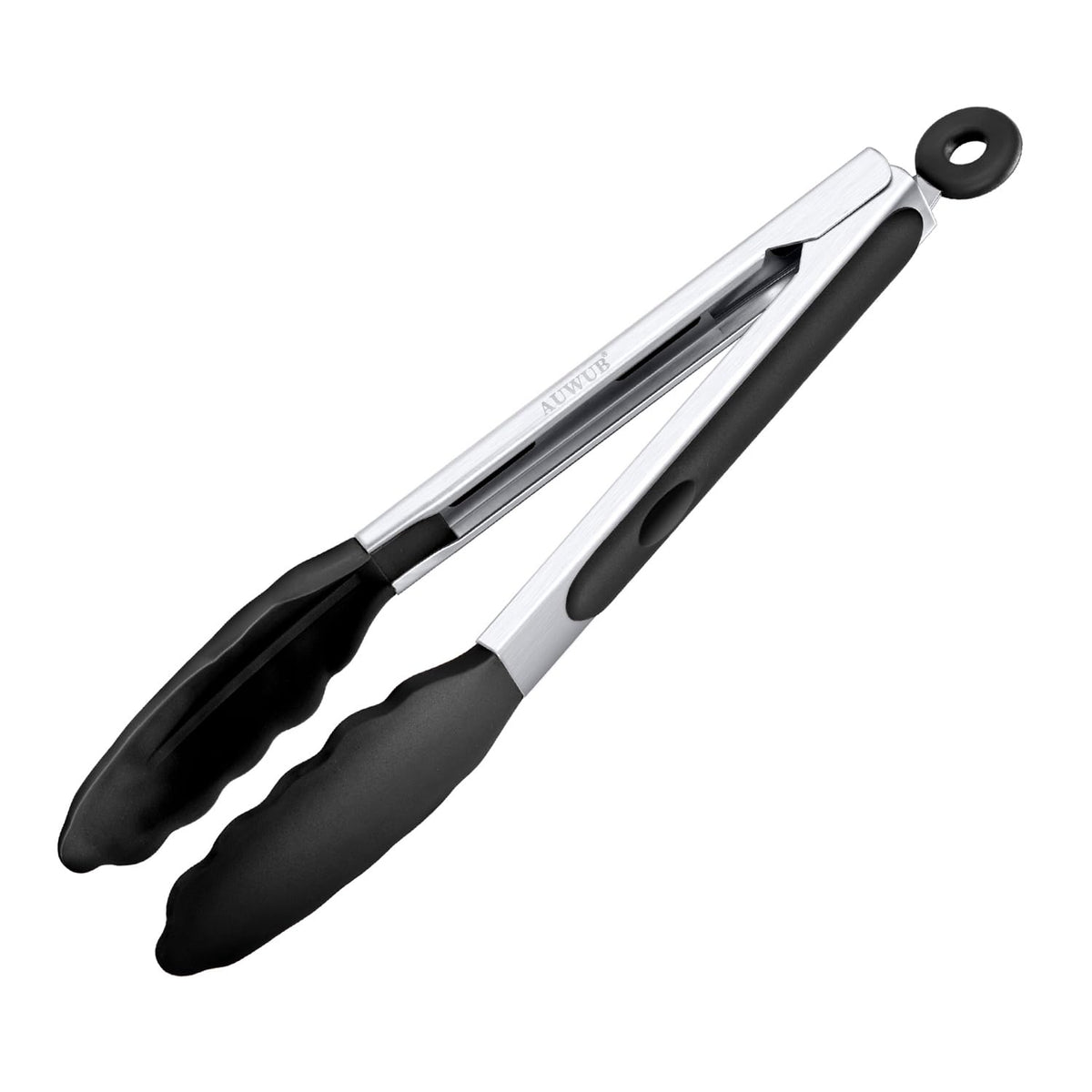 9 Inch Kitchen Tongs,Silicone Non-Slip Cooking Utensil for Grilling