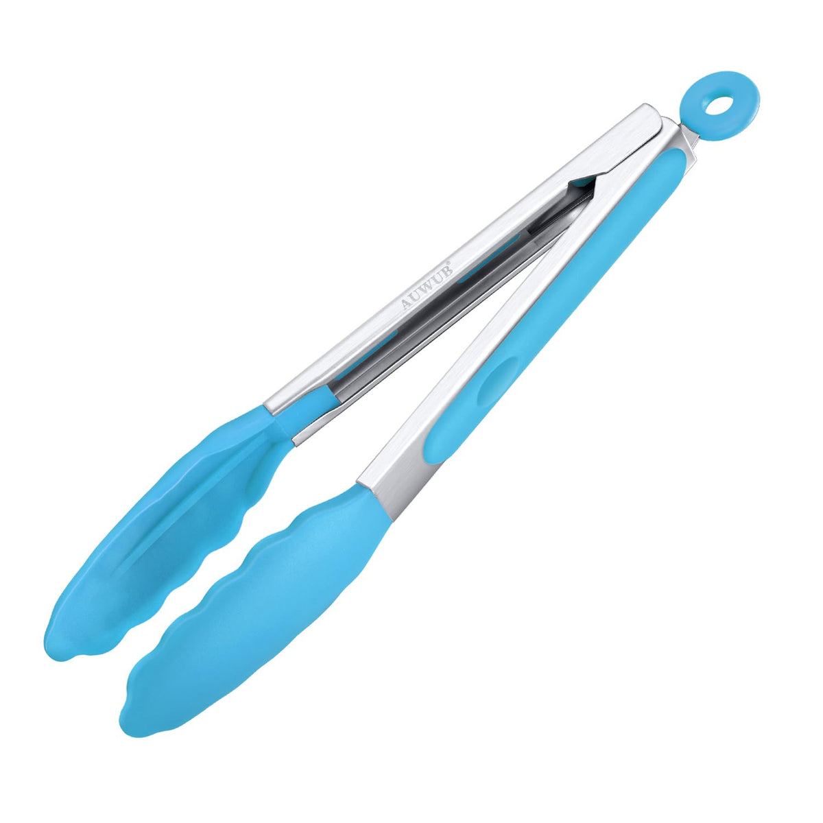 9 Inch Kitchen Tongs,Silicone Non-Slip Cooking Utensil for Grilling