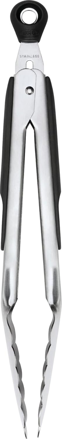 OXO Good Grips 9-Inch Stainless Steel Locking Tongs