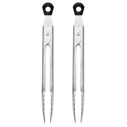 OXO Good Grips 9-Inch Stainless Steel Locking Tongs