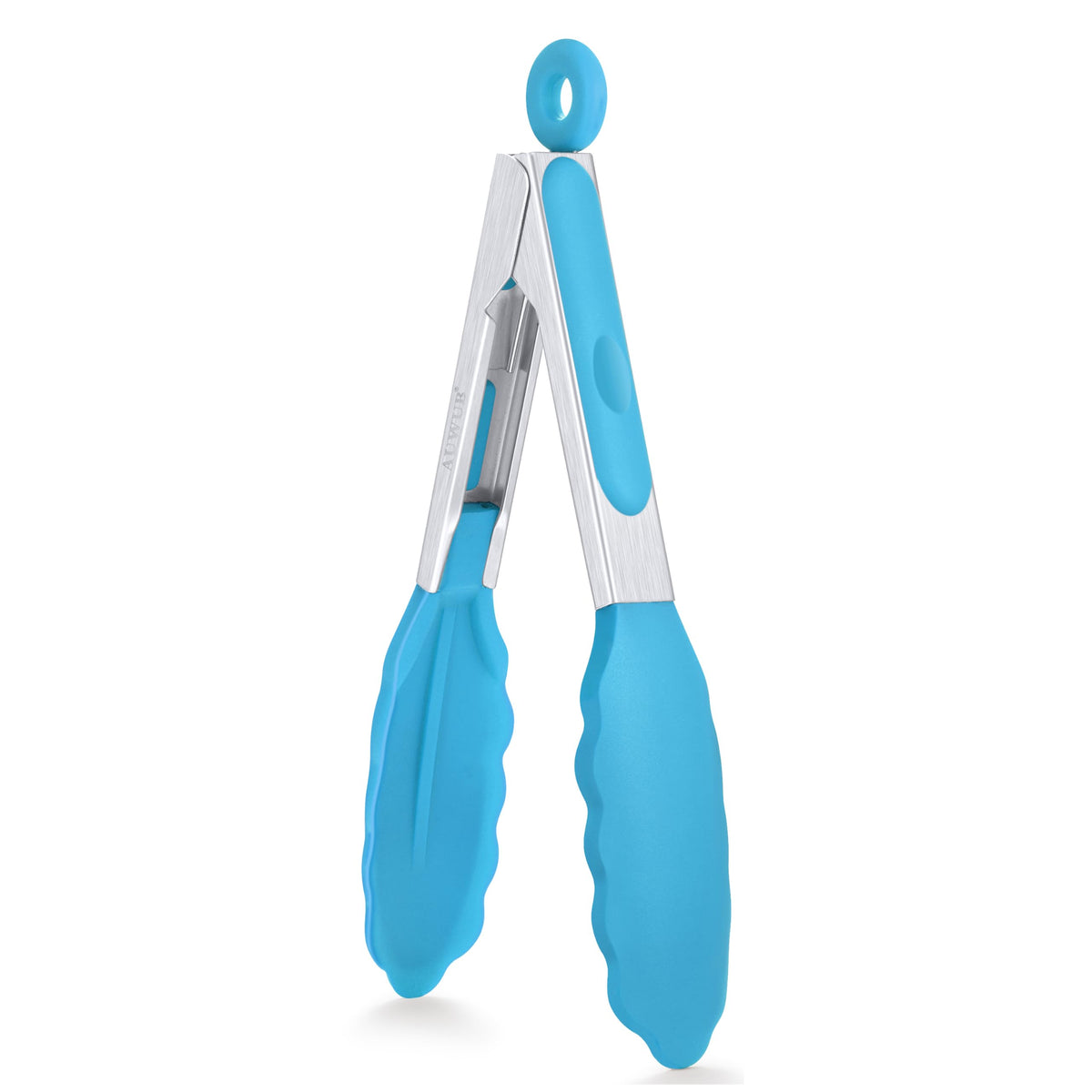 9 Inch Kitchen Tongs,Silicone Non-Slip Cooking Utensil for Grilling