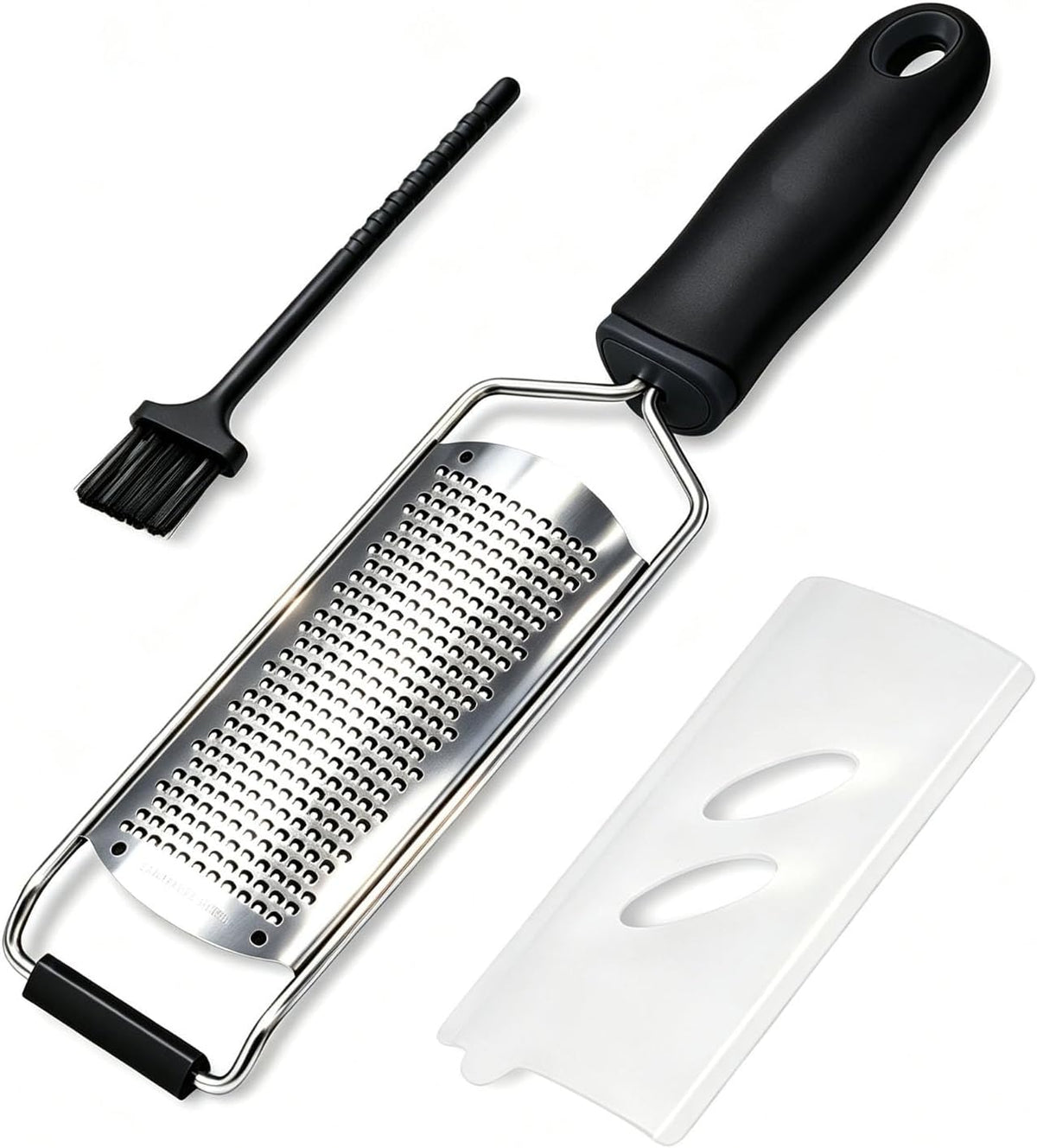 Cheese Grater & Lemon Zester,Stainless Steel Hand Grater for Garlic
