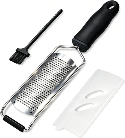 Cheese Grater & Lemon Zester,Stainless Steel Hand Grater for Garlic
