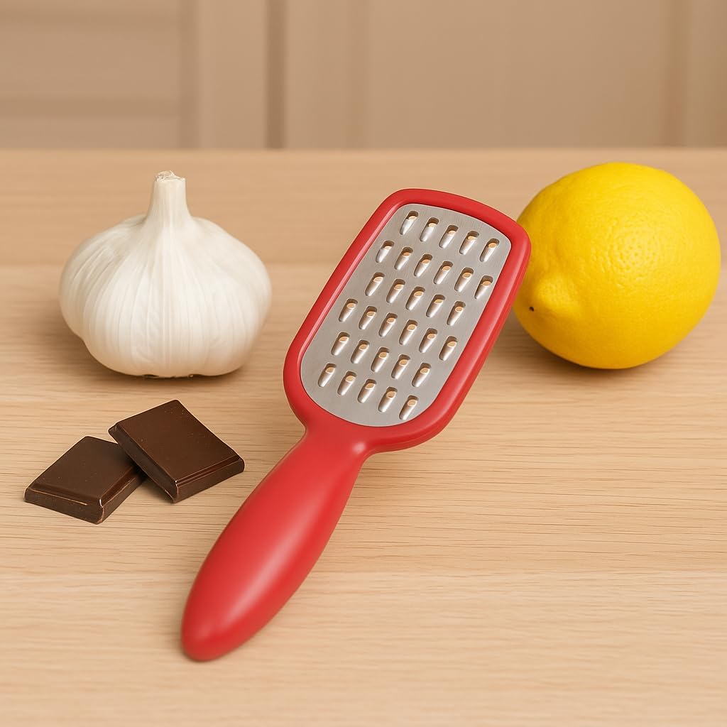 2 Pcs. Stainless Steel Mini Grater Cheese Garlic Nutmeg Chocolate 5" BPA Free