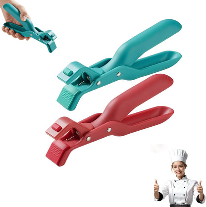 2 PCS Hot Plate Gripper Tongs, Anti Scald Plate Gripper, Multi-Function Anti-Scald Bowl Clip, Silicone non-slip hot plate clips, Kitchen Utensil For Bowls Pans Dishes