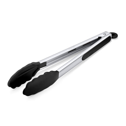 9 Inch Kitchen Tongs,Silicone Non-Slip Cooking Utensil for Grilling