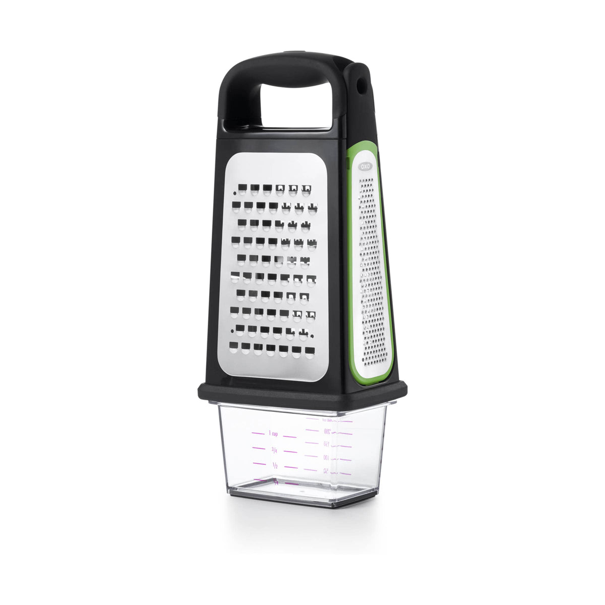 OXO Good Grips Etched Box Grater with Removable Zester