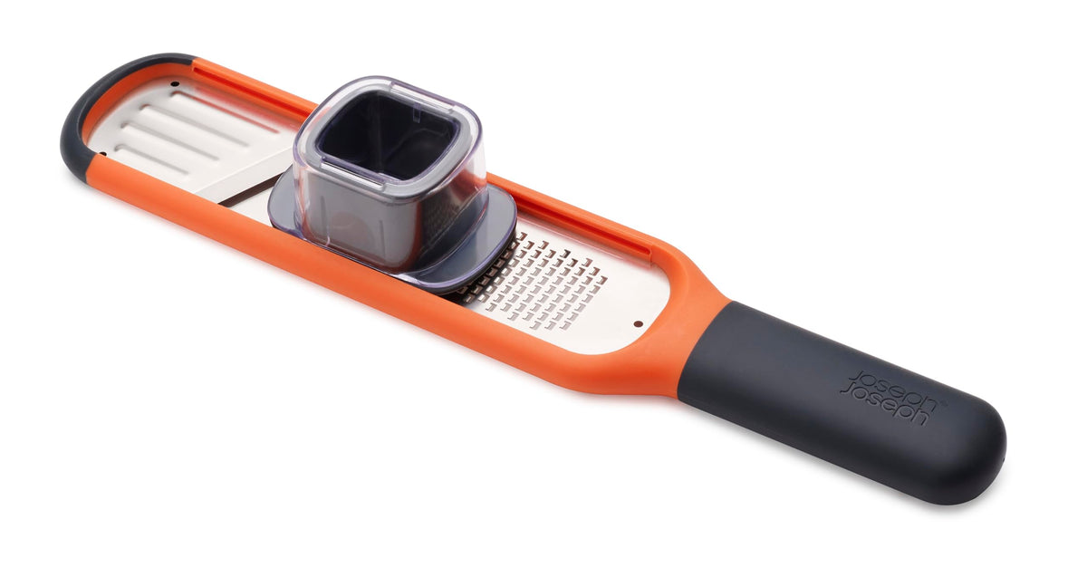 Joseph Joseph Coarse Grater – Easy-Grip Handle with Sharp Stainless Steel Blades & Non-Slip Tip