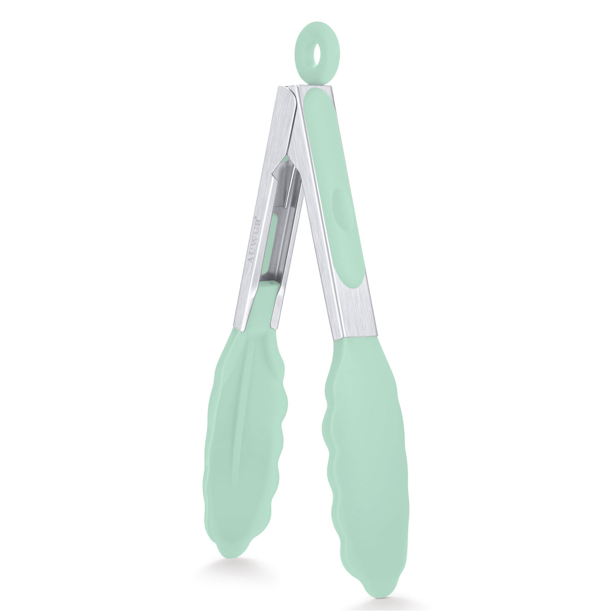 9 Inch Kitchen Tongs,Silicone Non-Slip Cooking Utensil for Grilling
