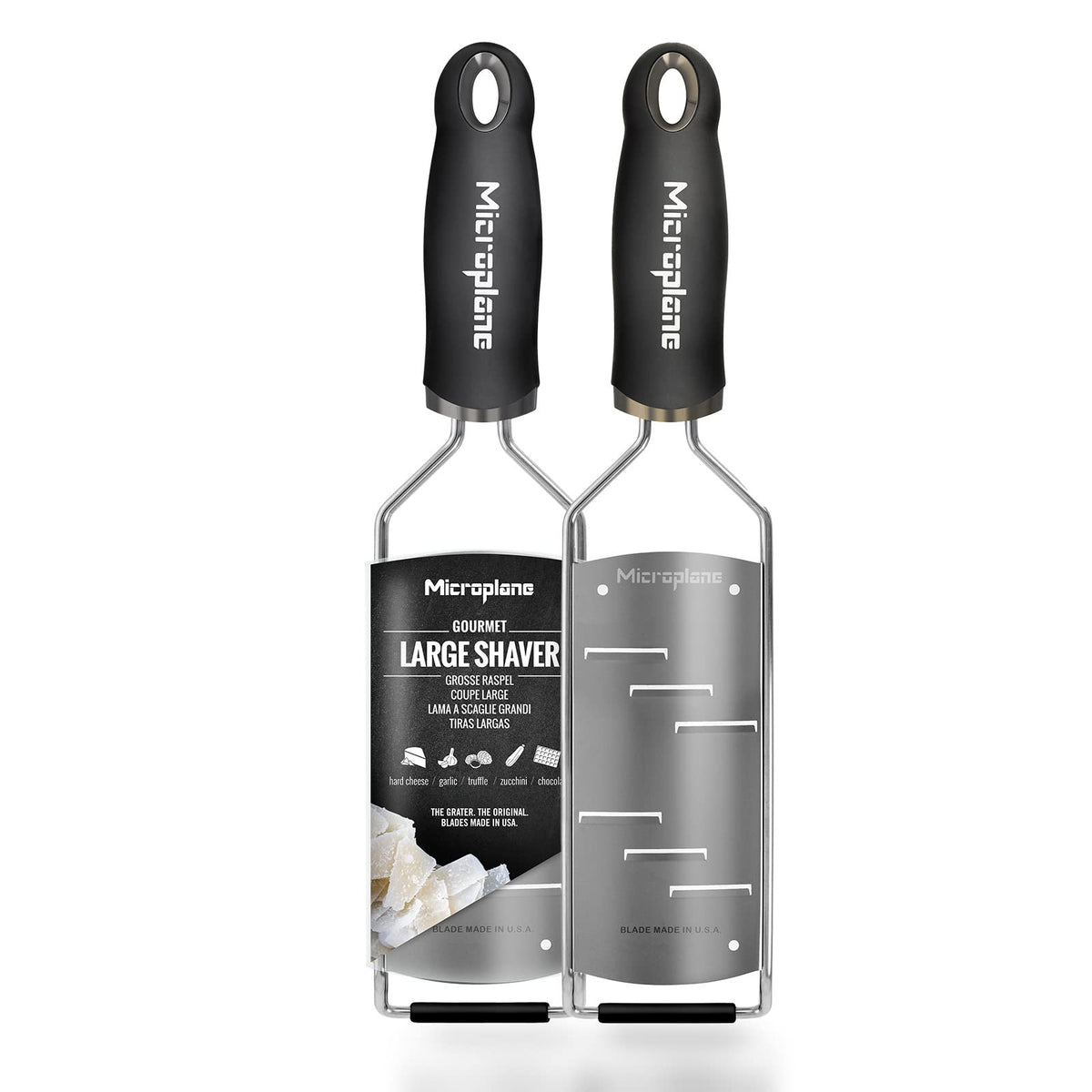 Microplane Gourmet Series Hard Cheese Grater (Fine, Black)