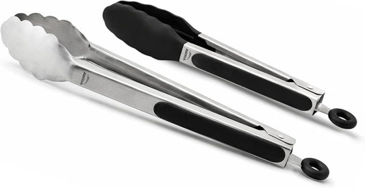 Silicone Tongs for Cooking Tongs Kitchen Tongs with Silicone Tips