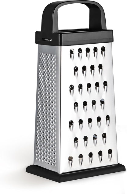 Kaishun Mini Cheese Grater,4-Sided Box Grater for Cheese, Vegetable & Fruit