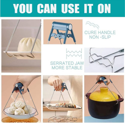 3 Pack Kitchen Tongs Bowl Dish Avoid Scalding Kitchenware Set