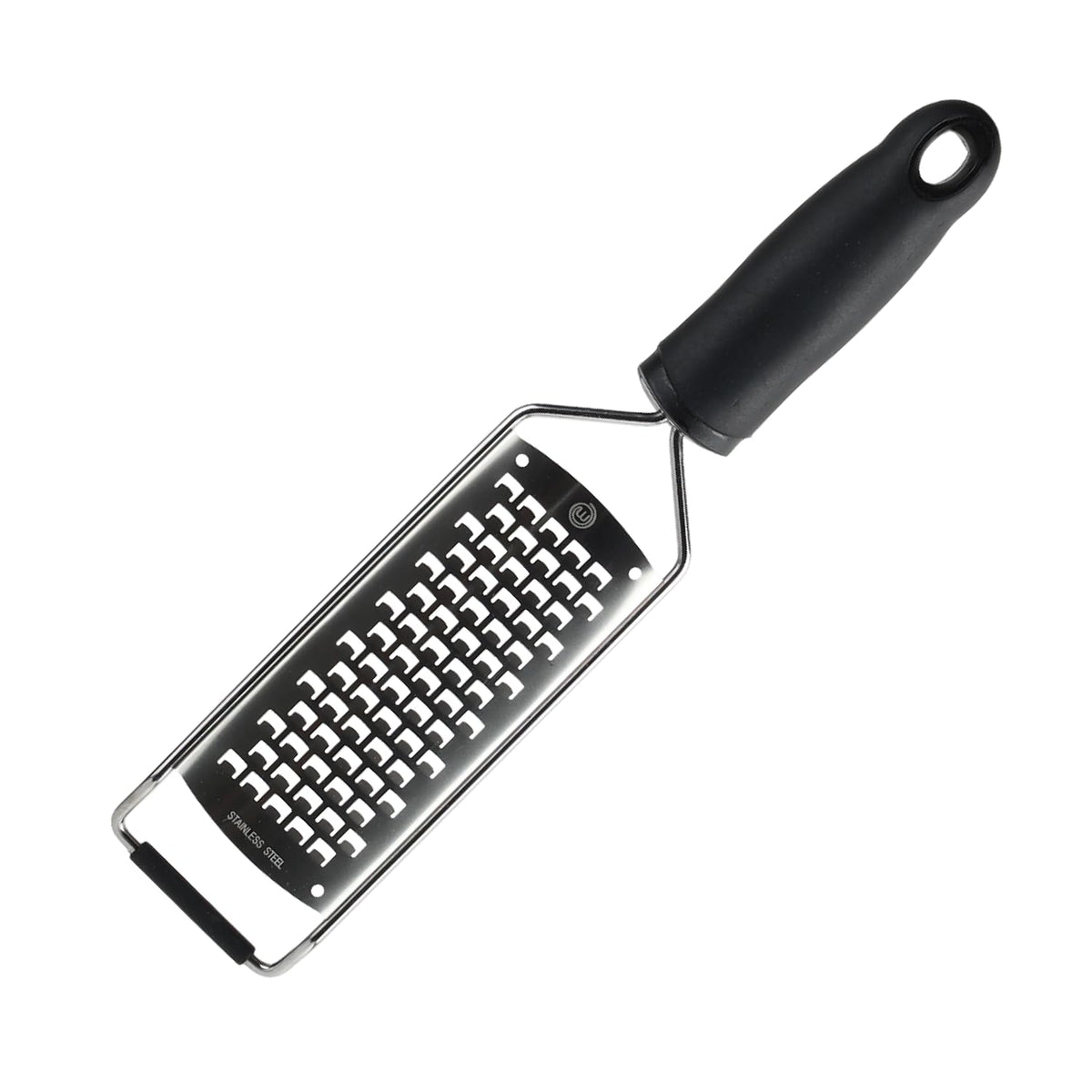 MasterChef Lemon Zester Grater with Handle, Stainless Steel, Non Slip Grip