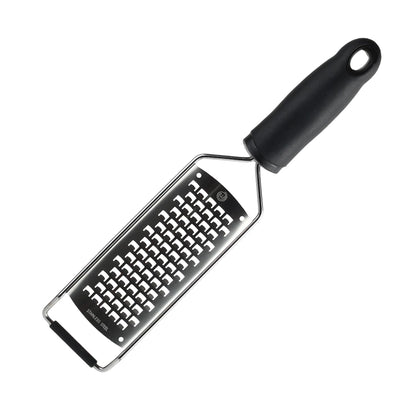 MasterChef Lemon Zester Grater with Handle, Stainless Steel, Non Slip Grip
