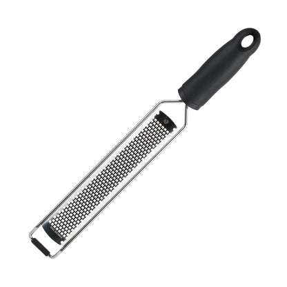 MasterChef Lemon Zester Grater with Handle, Stainless Steel, Non Slip Grip