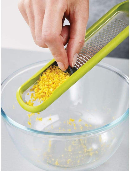 Joseph Joseph 20049 Handi-Zest Multi-Function Zester with Blade Wiper, Green