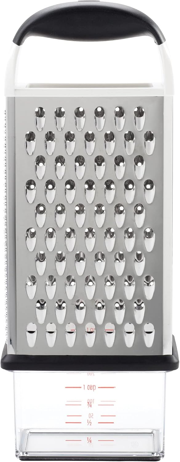 OXO Good Grips 4-Sided Box Grater for Cheese & Vegetables with Container