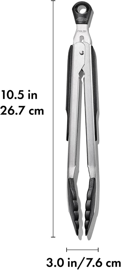 OXO Good Grips 9-Inch Locking Tongs with Nylon Heads
