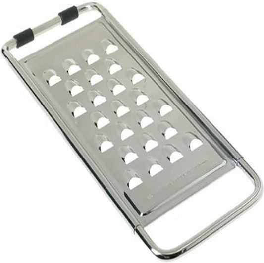 Cuisipro Handheld Cheese Grater Stainless Steel, Food Shredder with Handle, Non-Slip Grater Extra Coarse, 11.5 Inch, Food Grater for Kitchen, Vegetables, Cheese