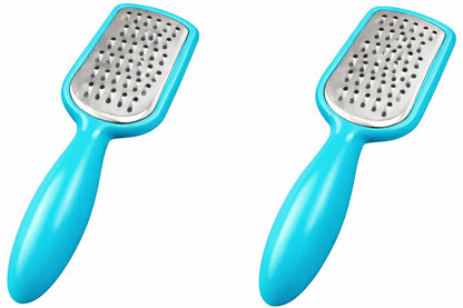 2 Pcs. Stainless Steel Mini Grater Cheese Garlic Nutmeg Chocolate 5" BPA Free