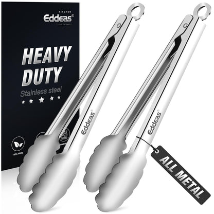 Kitchen Tongs Up To 600°F Silicone Tongs for Cooking 3Pcs 7,9,12 IN
