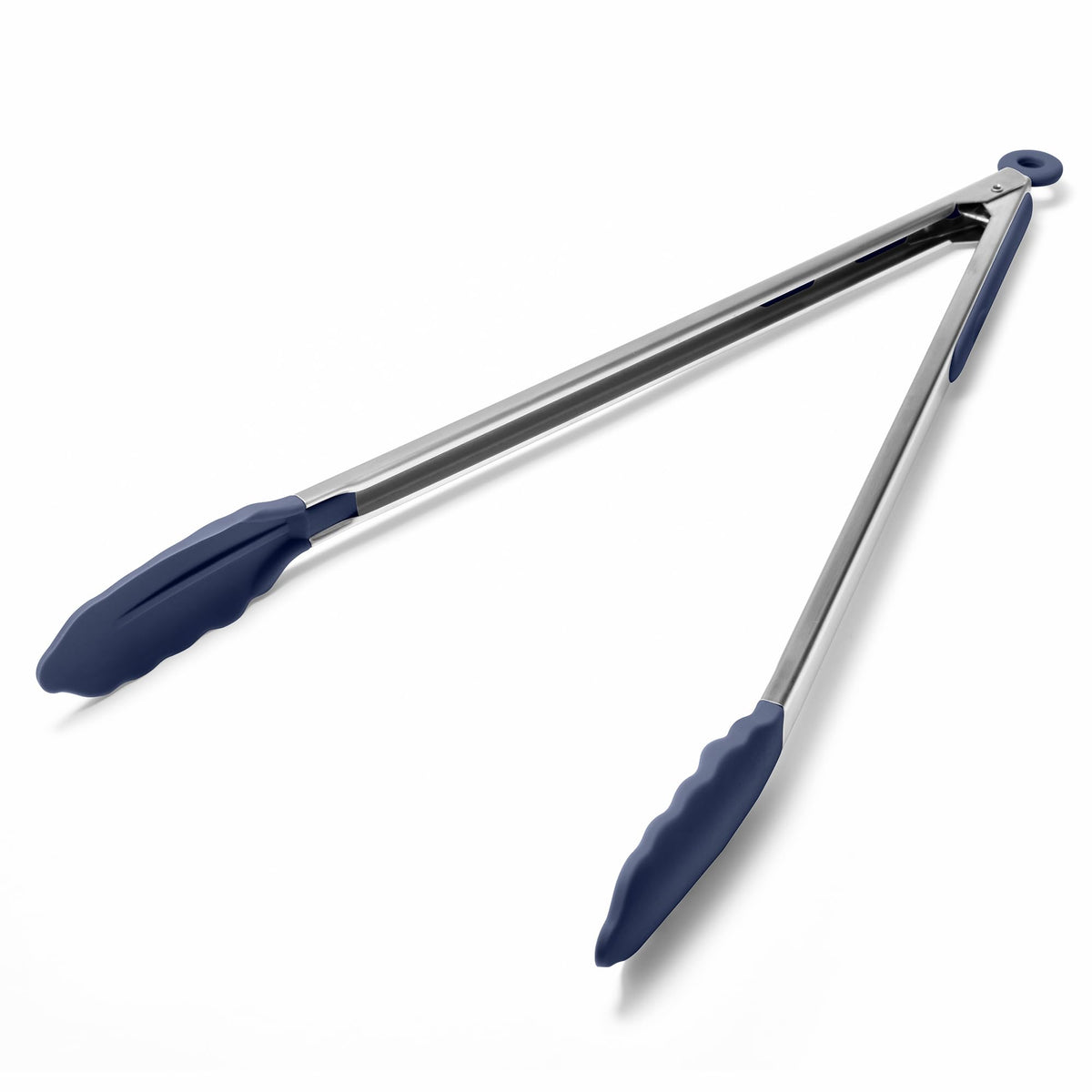 Doosu Kitchen Tongs with Silicone Tips for Cooking Serving (9+12in, Red)