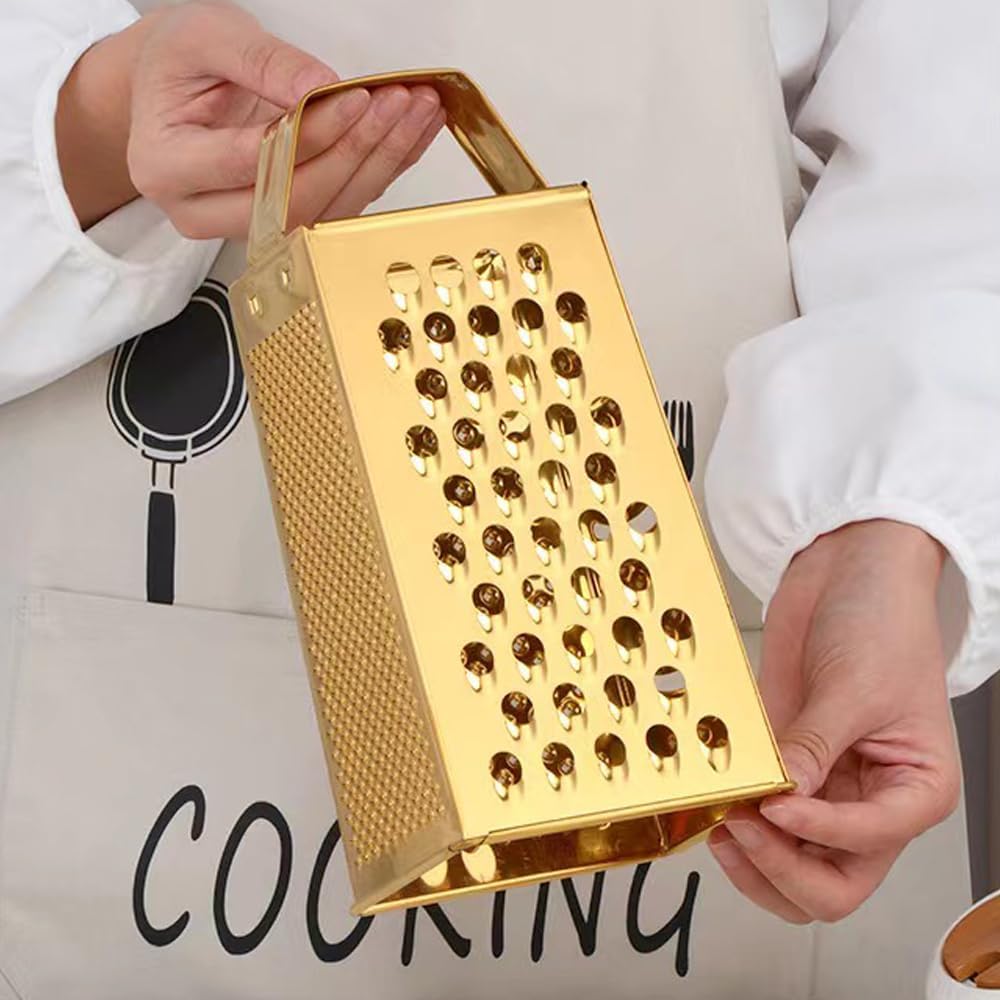 Stainless Steel 4 Sides Multifunctional Grater Slicer with Handle