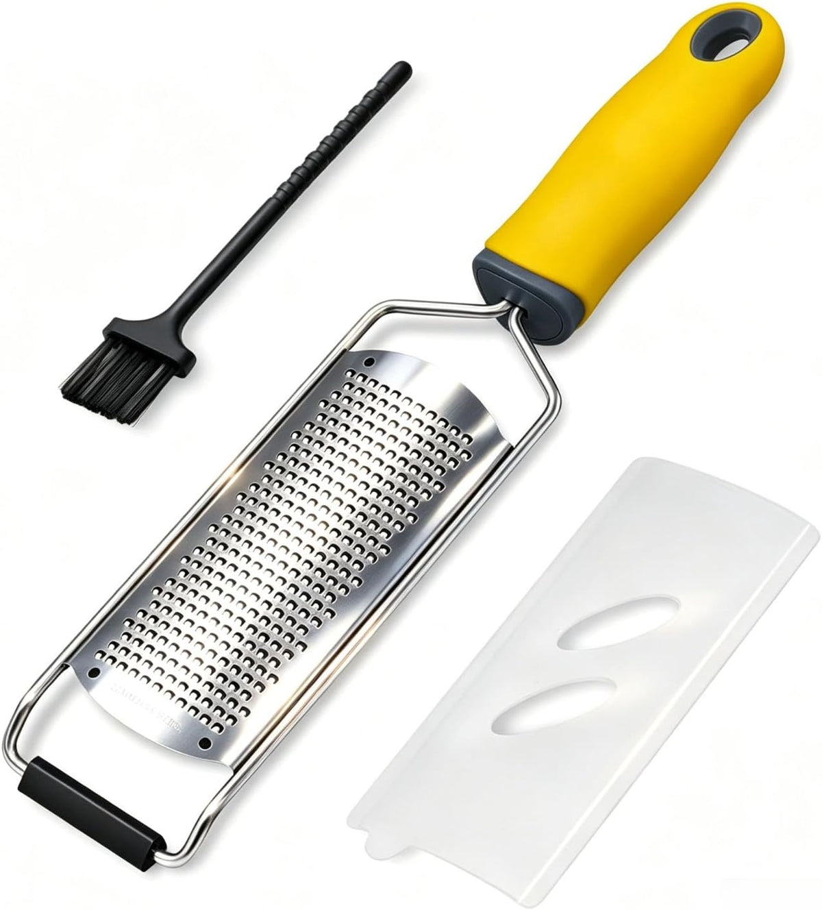 Cheese Grater & Lemon Zester,Stainless Steel Hand Grater for Ginger