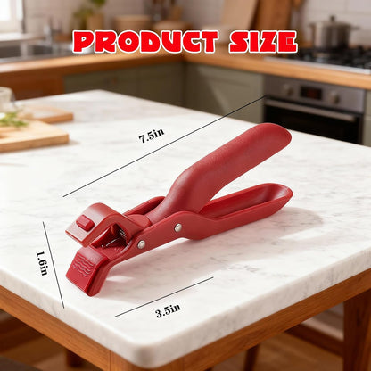 Hot Plate Gripper Lifters Tongs, Hot Plate Gripper Tongs, Multi-function Anti-Scald Bowl Clip,Silicone Non-slip Hot Dish Plate Holder for Bowls,Pans,Dishes, Kitchen Utensil (3Pcs)