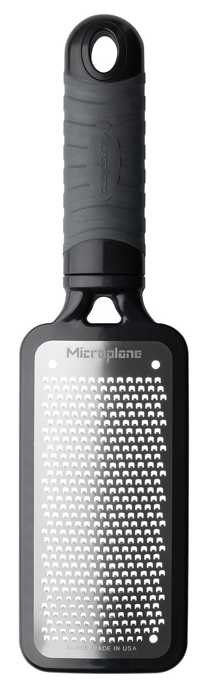 Microplane Home Series Multipurpose Coarse Grater - Easy to Use, Perfect for Everyday Cooking (Black)