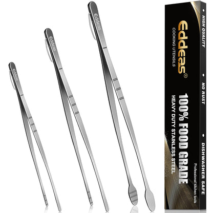 Kitchen Tongs Up To 600°F Silicone Tongs for Cooking 3Pcs 7,9,12 IN