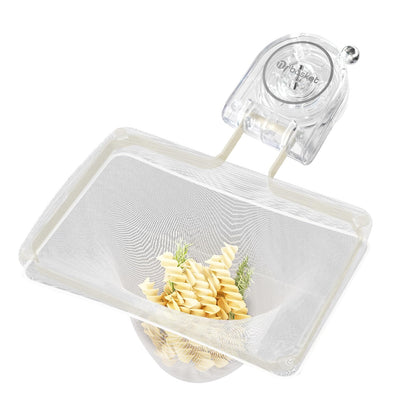 Kitchen Sink Strainer with Filter Mesh Bag, Food Waste Filter Basket, Suction Cup Folding Washing Vegetables and Fruits Drying Bag Holder