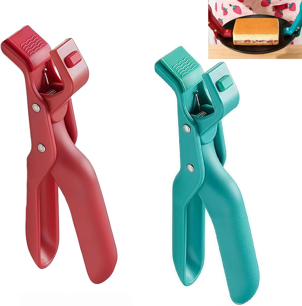 2PCS Hot Plate Grippers,anti scald bowl Stainless Steel holder clip,non-slip hot plate gripper tongs,multi-function anti-scald bowl clip for kitchen