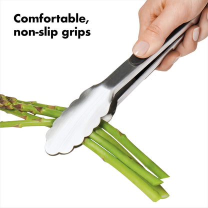 OXO Good Grips 9-Inch Stainless Steel Locking Tongs