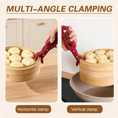 Bowl Holders for Hot Food, 2-Pack Silicone Hot Plate Grippers