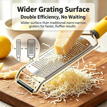 Cheese Grater & Lemon Zester,Stainless Steel Hand Grater for Ginger