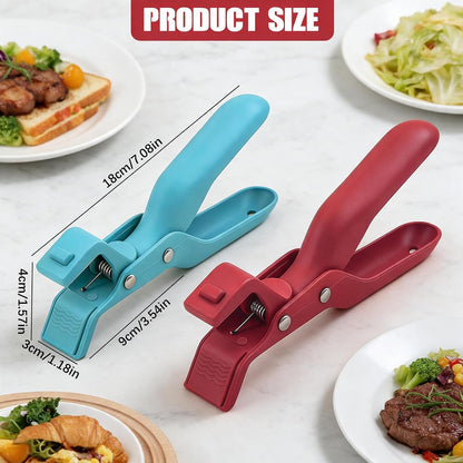 Bowl Holders for Hot Food, 2-Pack Silicone Hot Plate Grippers