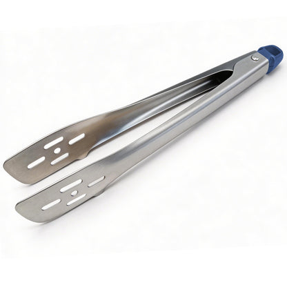Professional Stainless Steel Kitchen Tongs, Dishwasher safe 12'' Black