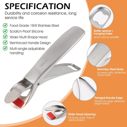 Losaria Hot Plate Gripper Clips for Instant Pot Air Fryer and Microwave