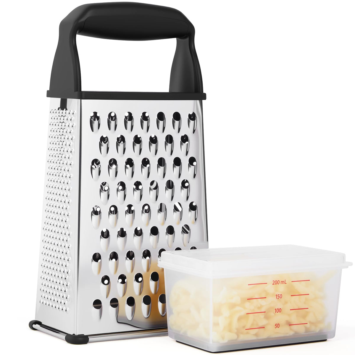 Handheld Cheese Grater & Cheese Shredder – Stainless Steel, Rust-Proof