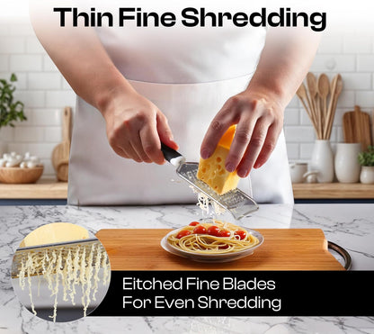 Handheld Cheese Grater & Cheese Shredder – Stainless Steel, Rust-Proof