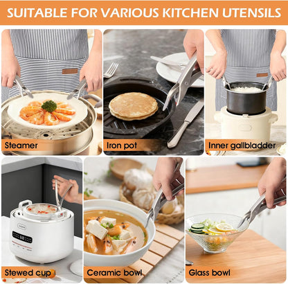 Losaria Hot Plate Gripper Clips for Instant Pot Air Fryer and Microwave