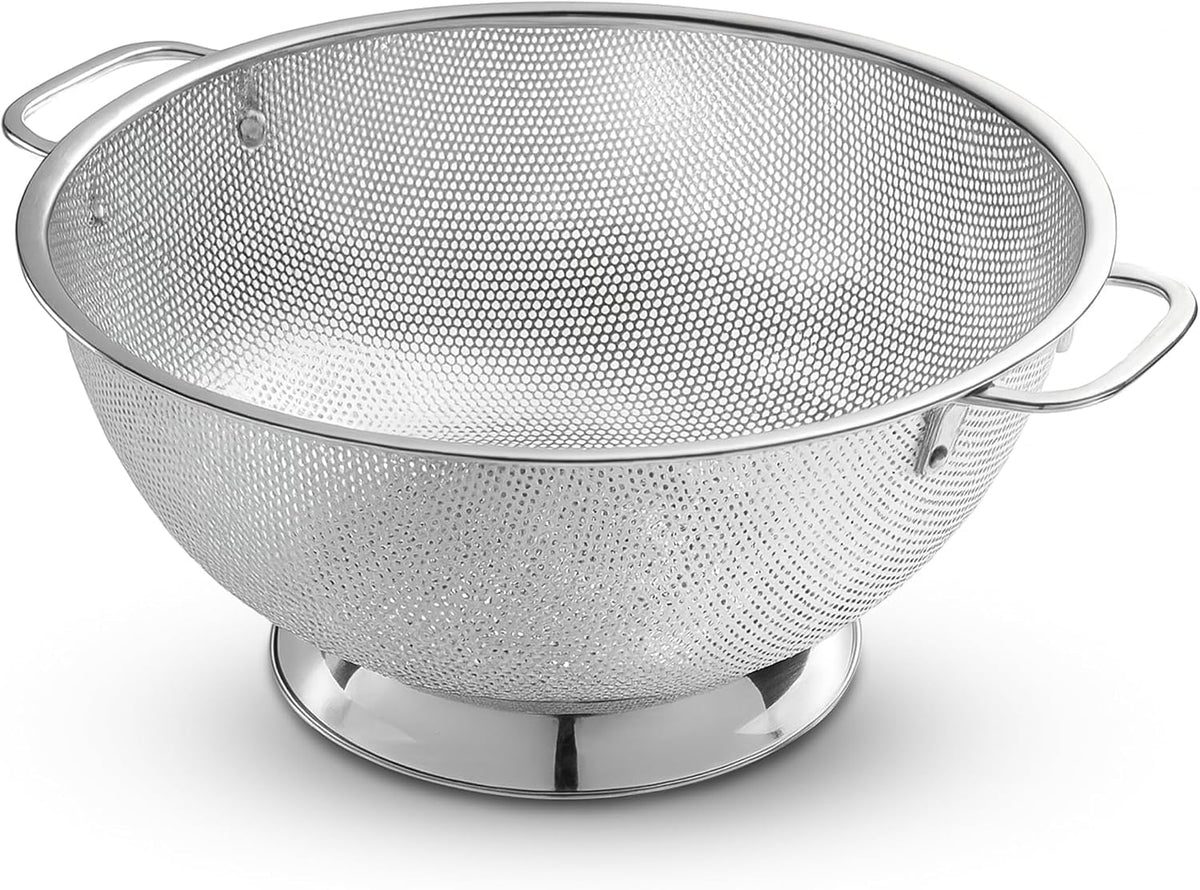 Bellemain Stainless Steel Colander for Kitchen, 5 Qt Pasta & Rice Strainer
