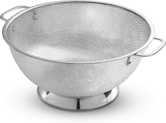 Bellemain Stainless Steel Colander for Kitchen, 5 Qt Pasta & Rice Strainer